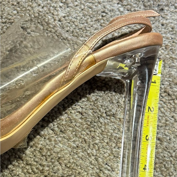 Mackin J women’s heels clear 👠 size 11.     Box6 - Picture 5 of 5